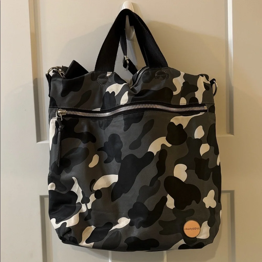 Wonder ShortyLove Large work travel Camouflage Tote Bag crossbody purse durable